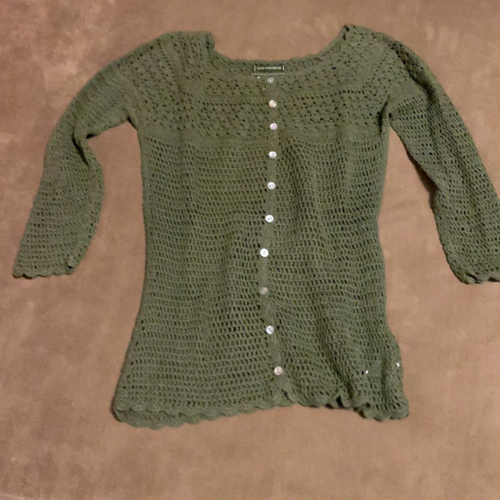 Dark green blouse